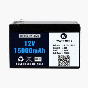 12V 15Ah Lithium (NMC) Battery