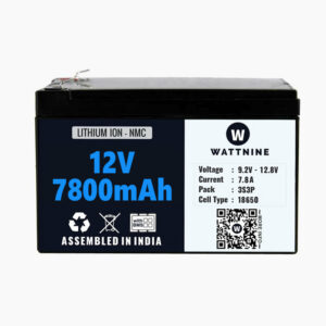 12V 7.8Ah Lithium (NMC) Battery