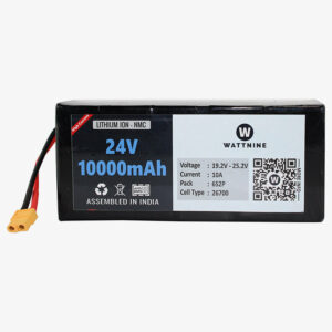 24V 10Ah Li-ion (NMC) Battery Pack
