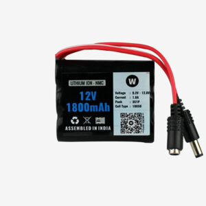 12V 1800mAh Rechargeable Lithium Battery Pack