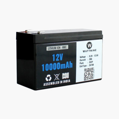 12V 10Ah Lithium(NMC) Battery with Warranty