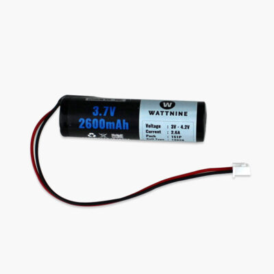 3.7V 2600mah Lithium Battery with wire and BMS Protection