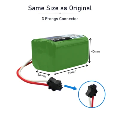 14.8V 2600mAh Lithium Ion Battery Pack for Industrial Robots and Vacuum Cleaning Robots - Image 5