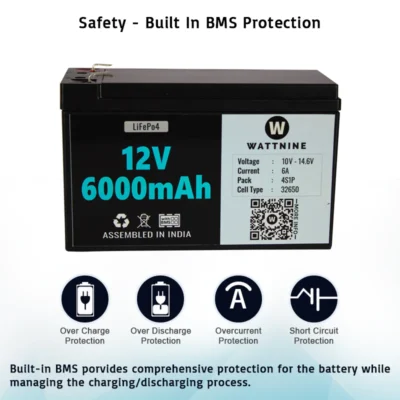 12V 6Ah Lithium(LiFePo4) Battery with Warranty - Image 6