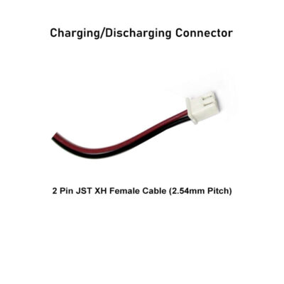 3.2v 6Ah LFP Cell with BMS and 2 Pin JST Connector - Image 3