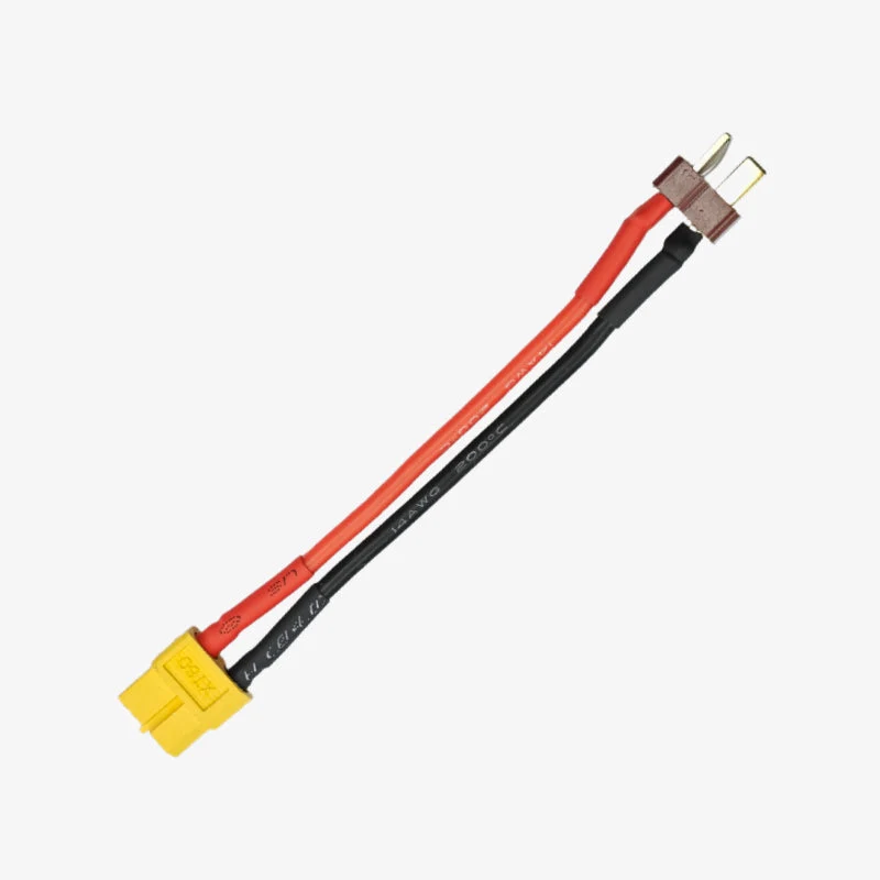 T-Connector Male to XT60 Female Connector Battery Adapter Cable